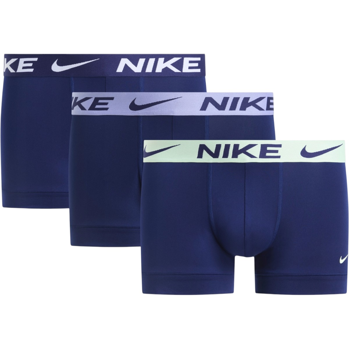 Nike Pánské Boxerky Slipy Trunk 3PK Tmavě Modré r.XL