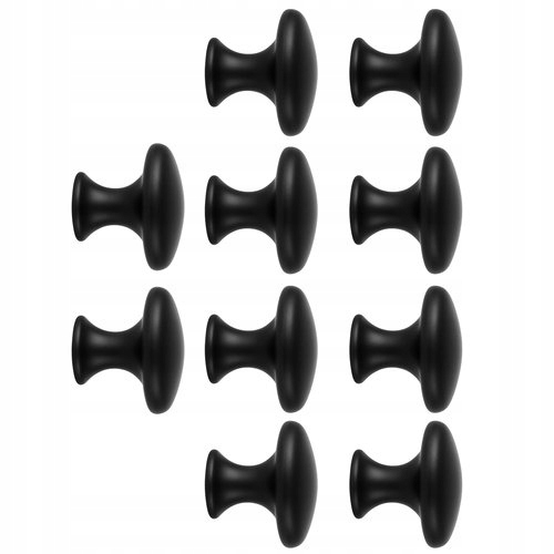UCHWYTY MEBLOWE GAŁKA UCHWYT MEBLOWY MATOWY 30mm UNIWERSALNE MATOWE 10SZT Długość 3 cm