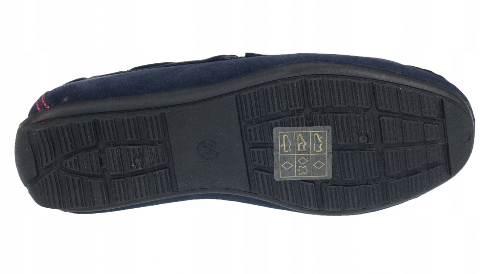 CHŁOPIĘCE MOKASYNY LACZKI WSUWANE AB18NC-5 Odcień granatowy