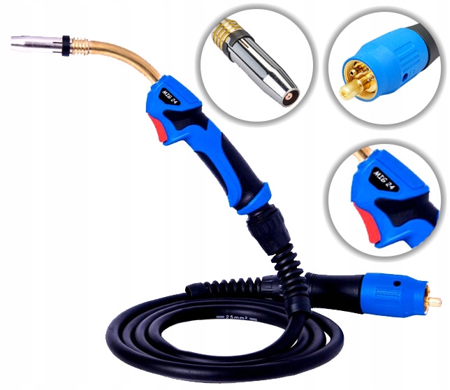 

Uchwyt Spawalniczy Mig/mag MB24 Długość 3M Euro