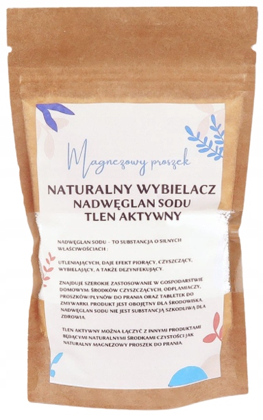

Naturalny Wybielacz Nadwęglan Sodu Aktywny Tlen