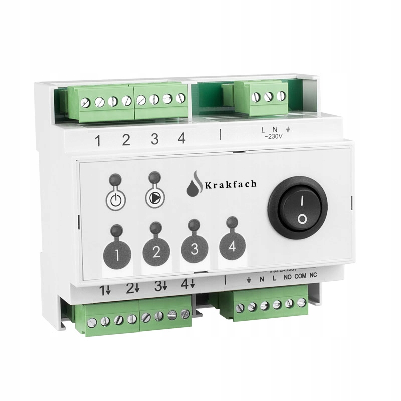 LISTWA DO OGRZEWANIA PODŁOGOWEGO STEROWNIK 4D PRO