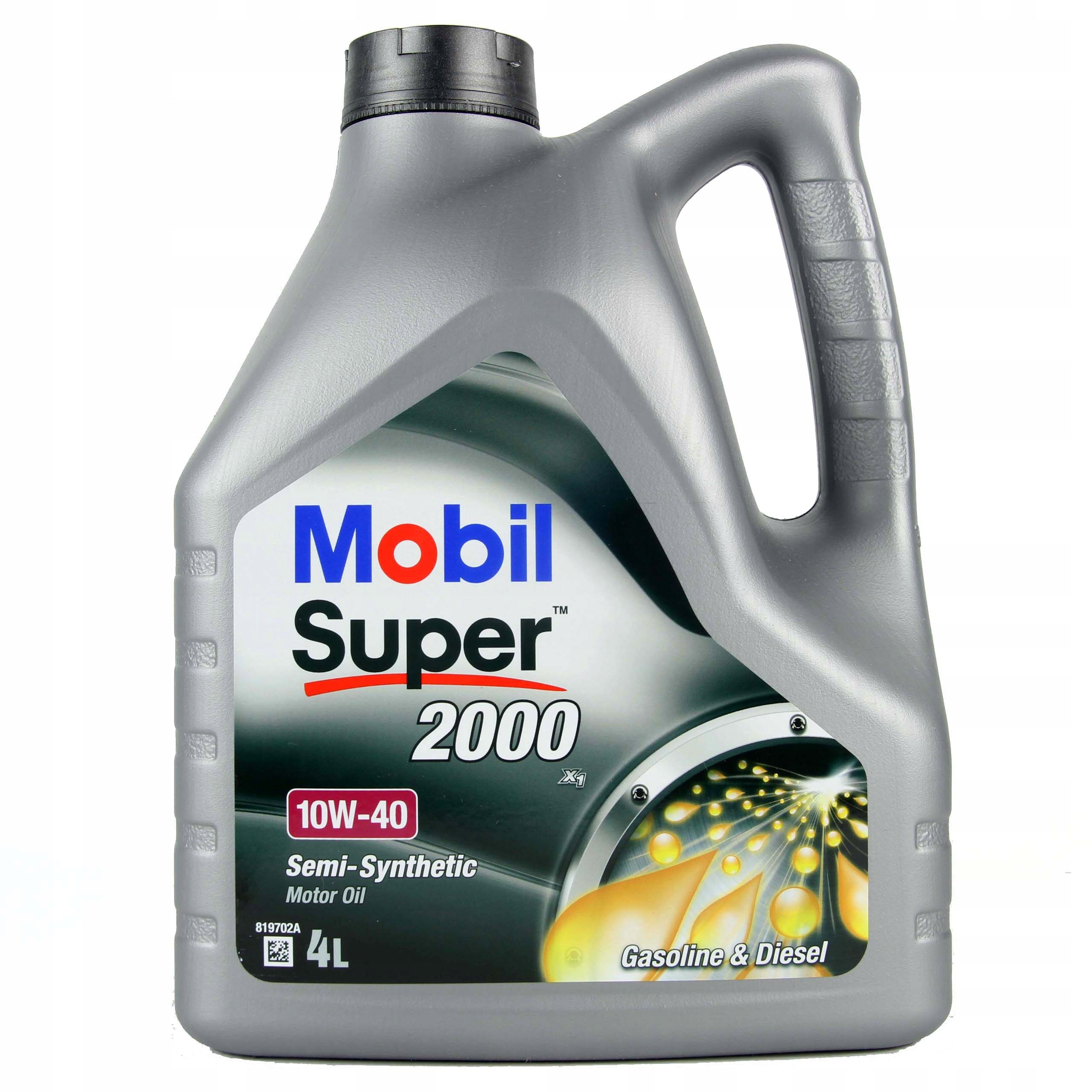 Olej Silnikowy Mobil 2000 X1 4L 10W40 Półsyntetyczny Grupa Vag Ford