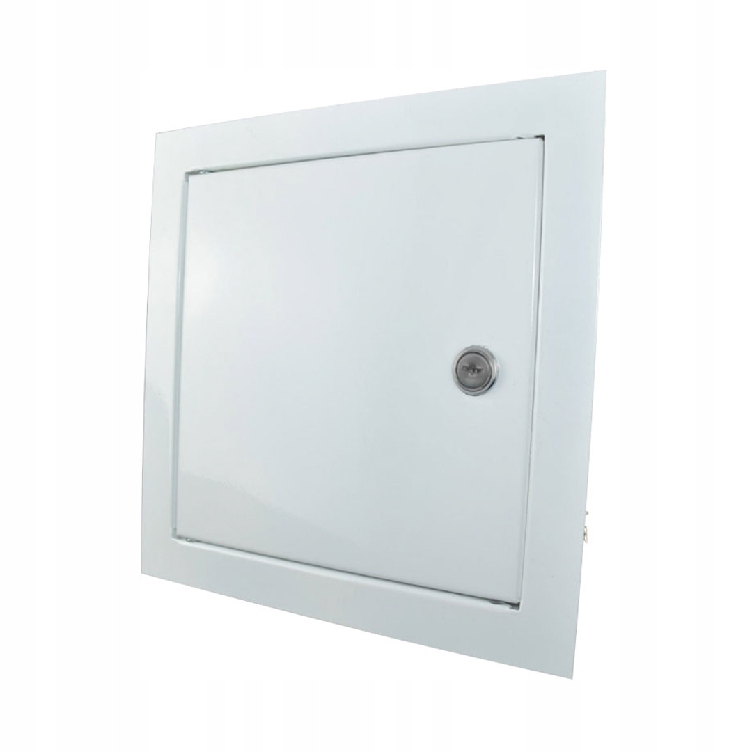 Revízne dvierka Dospel Magnat 500x500 mm so zámkom na kľúč, biele