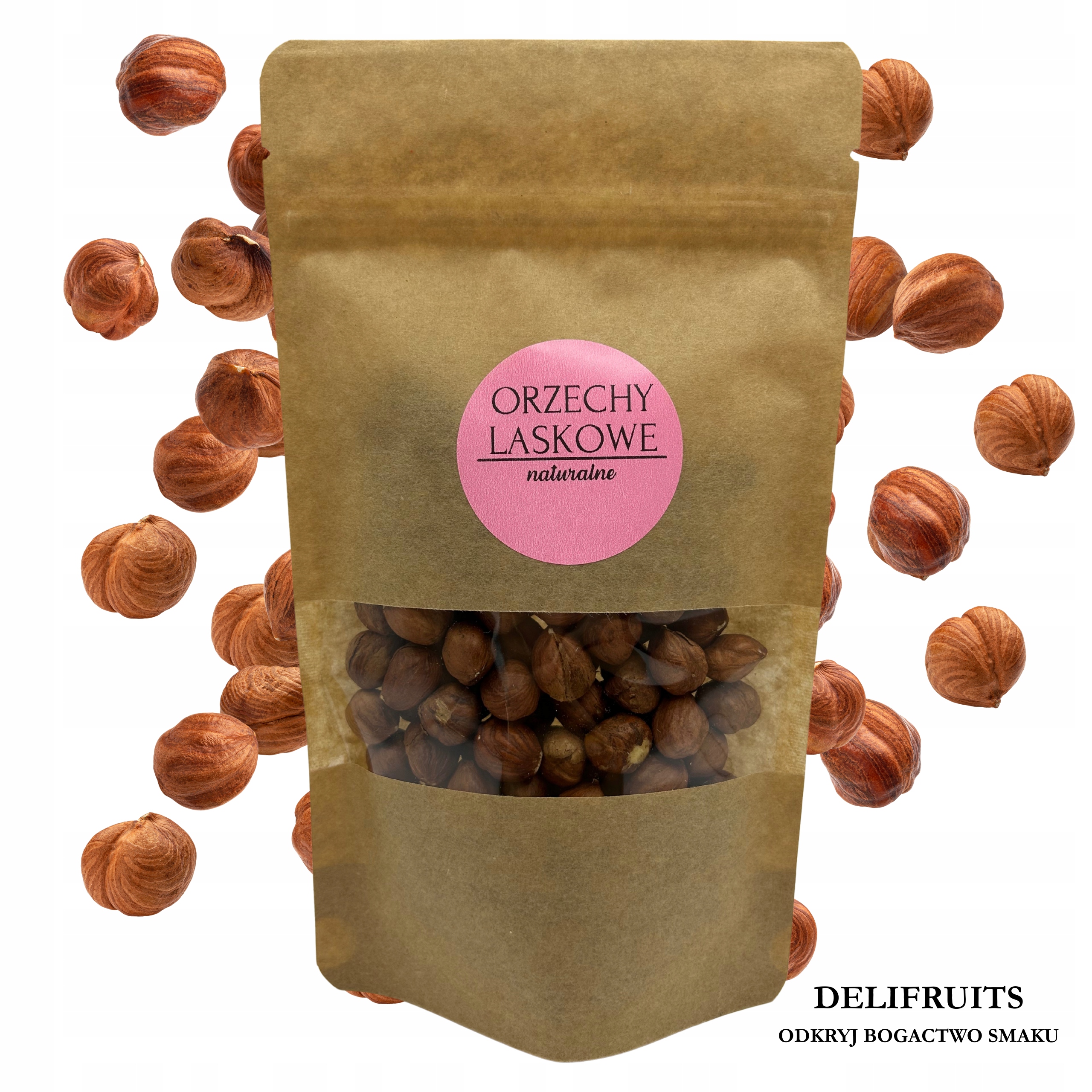 Lískové Ořechy Loupané Přírodní Premium Velké 1 Kg (1000 G) Delifruits