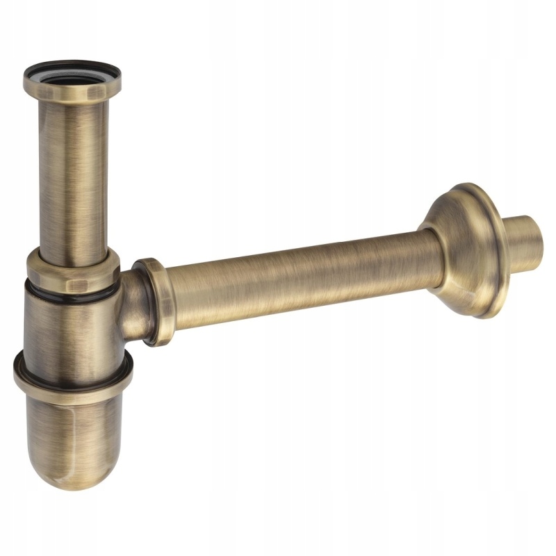 Sapho Retro Umývadlový sifón 5/4" odtok 32 mm bronz 9596