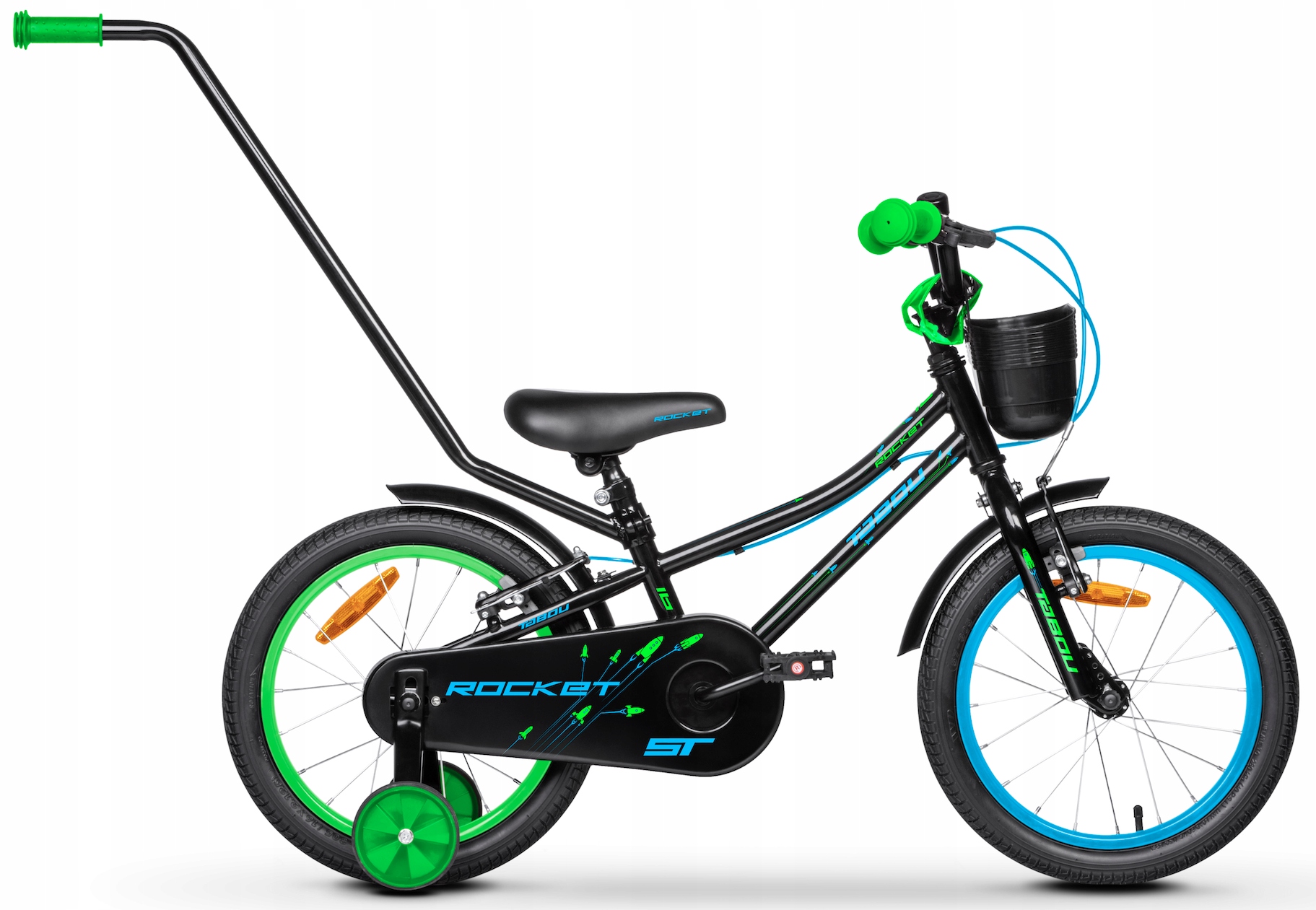 Rower Dziecięcy Rowerek 20 Cali Dla Chłopca Prowadnik Koła Boczne Tabou