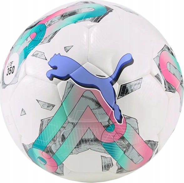 Fotbalový Míč Puma Orbita 5 Hybrid Lite 350 Bílo-zeleno-růžový 83784 01 r 4