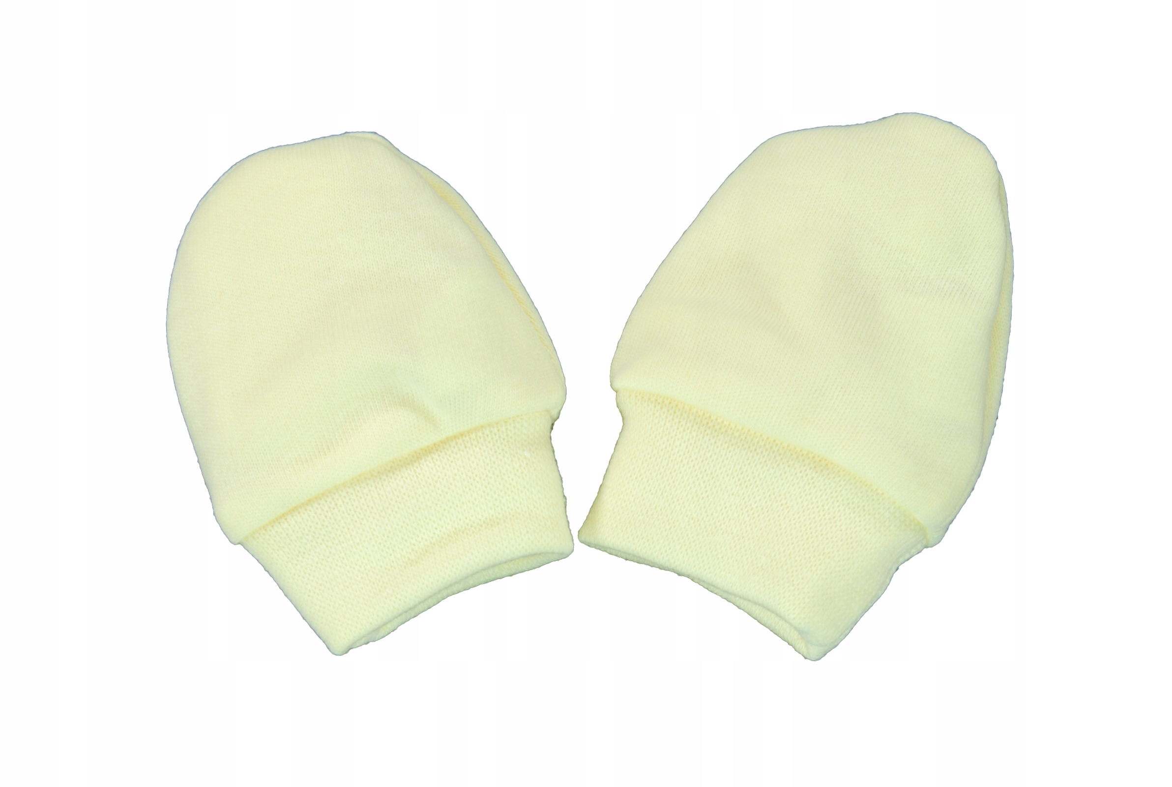 

Rękawiczki niemowlęce niedrapki Bawełna 9 cm żółć