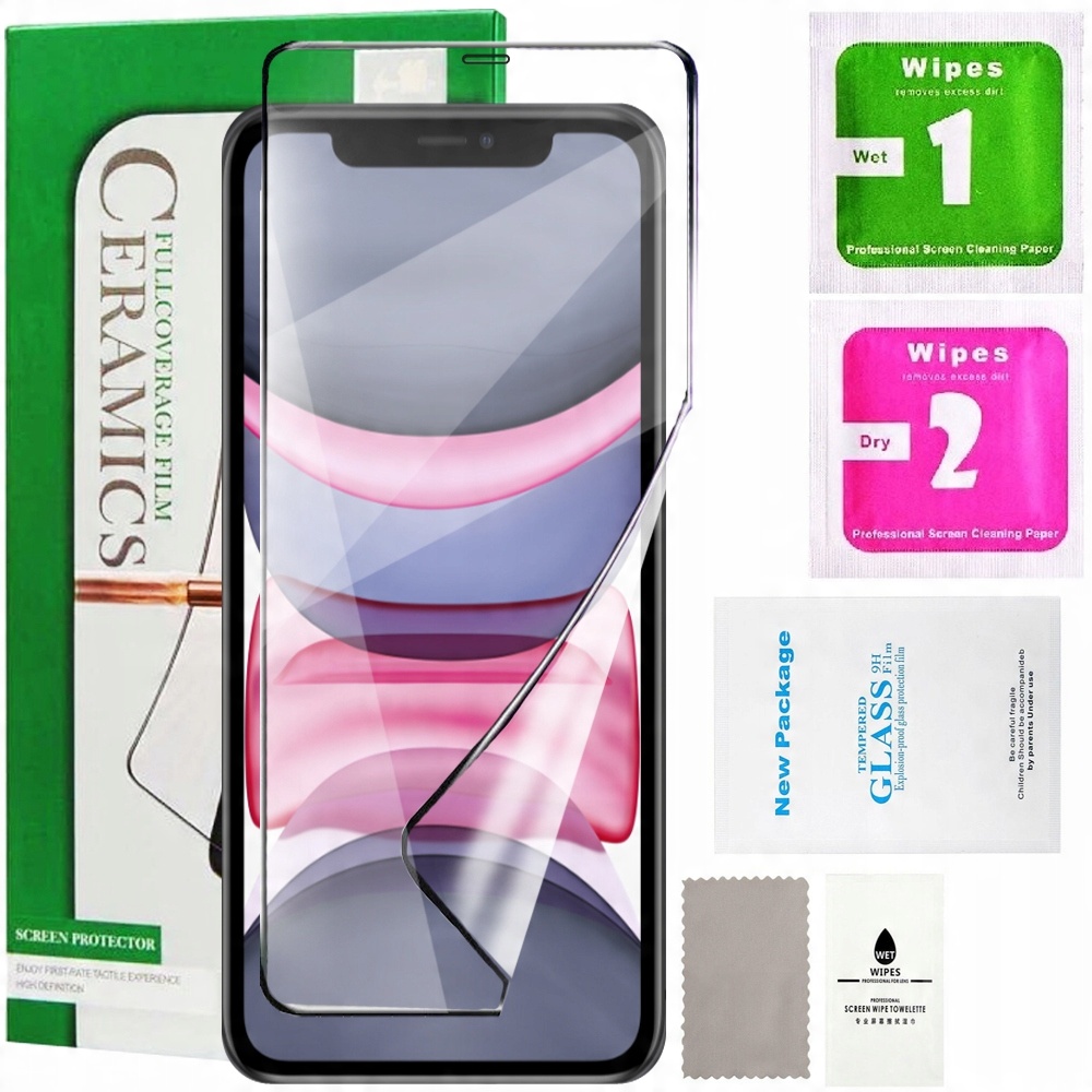 

Szkło Hybrydowe Do Iphone Xr Ceramiczne Folia 9D