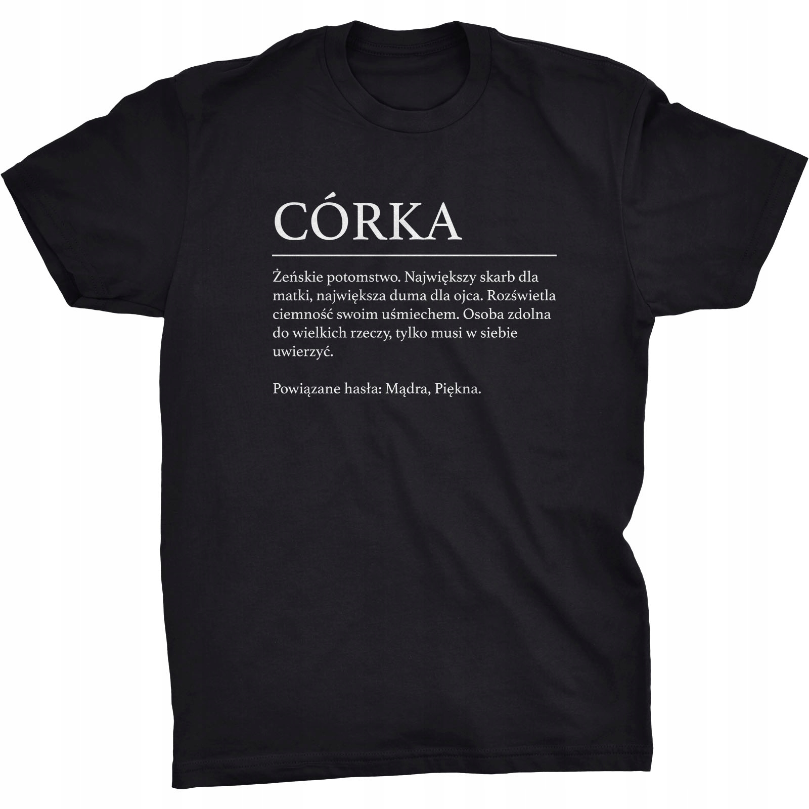 

Dla Córki Koszulka Córka Definicja Rodzina