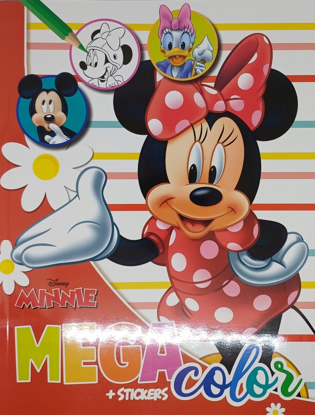 Kolorowanka Megacolor Disney Minnie 128 stron A4 naklejki malowanka