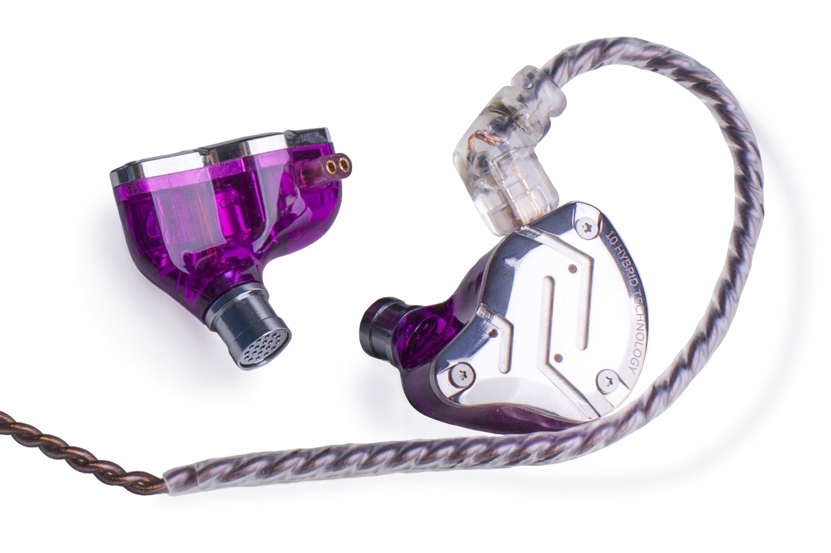 In-ear sluchátka pro monitory Kz ZS10 Pro armatura 2DD+8BA hybrid