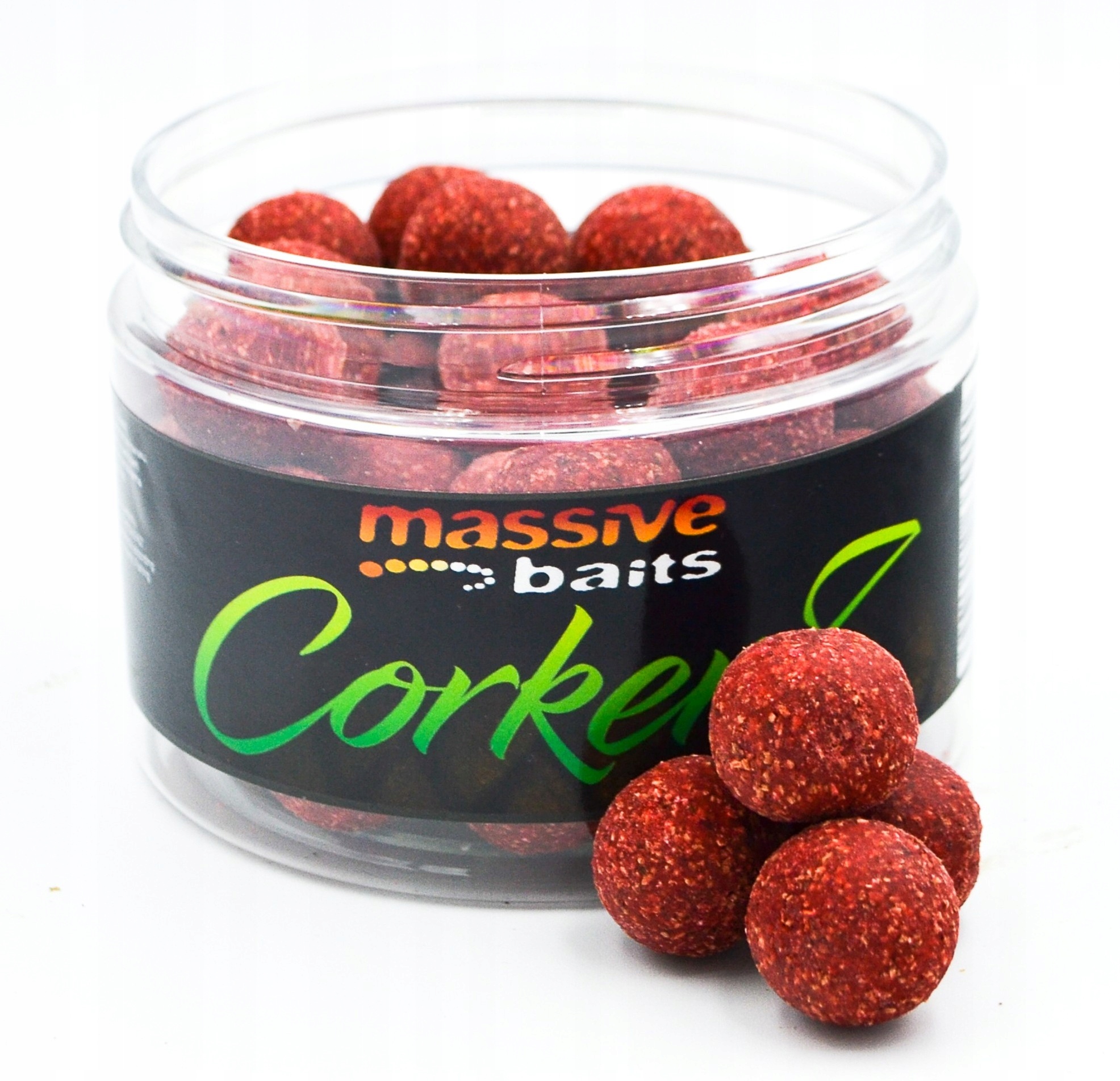wafters Massive Baits kulki Corkerz Strawberry Bergam 18mm
