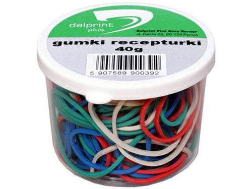 

Gumki recepturki kolorowe mix 40 g