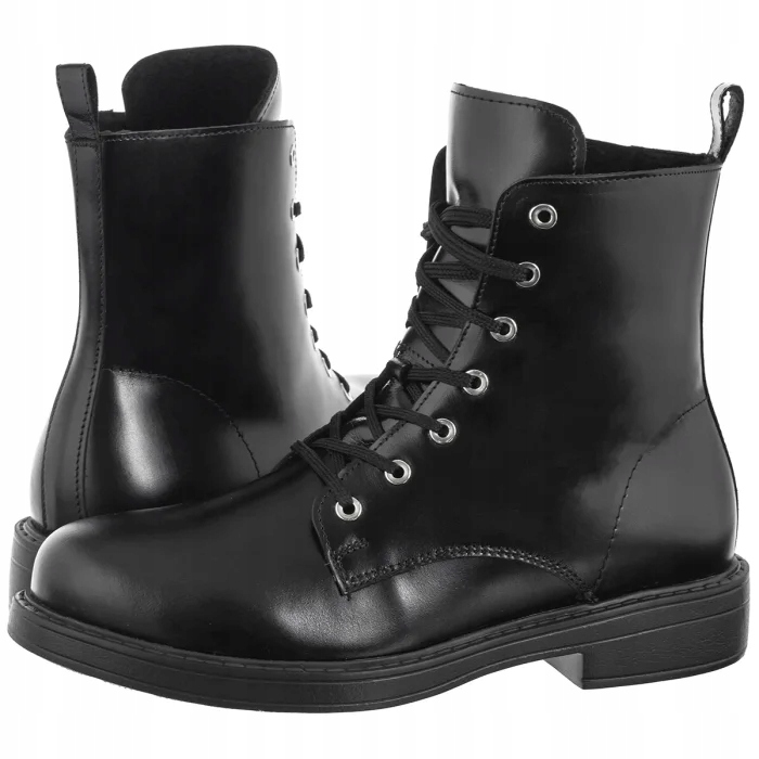 Dámské Kožené Kotníkové Boty Ryłko Černé 2XUUO_U_ LE3 Black