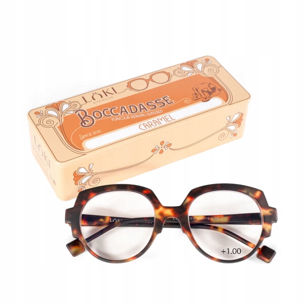 +1.0 Plusy Loki Italy Okulary do komputera Blue Block okulary do czytania
