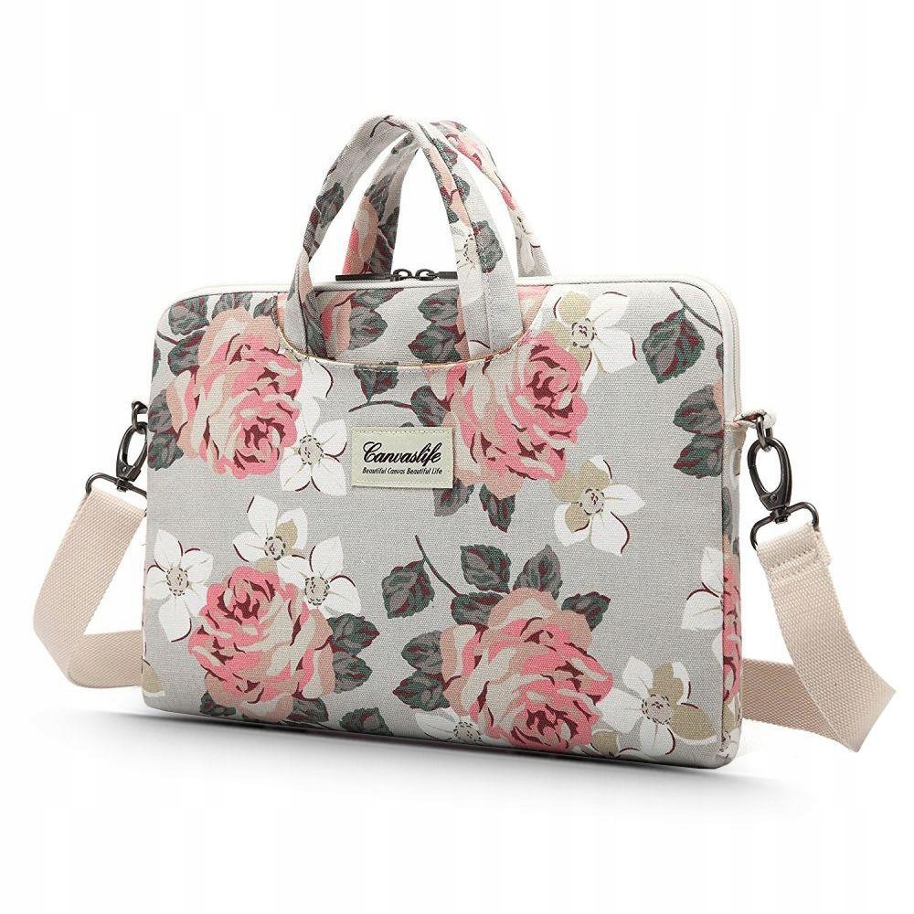 Briefcase taška na notebook 15-16, white rose
