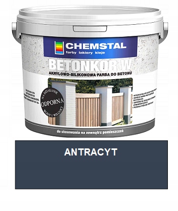 CHEMSTAL BETONKOR W FARBA DO BETONU ANTRACYT 5L