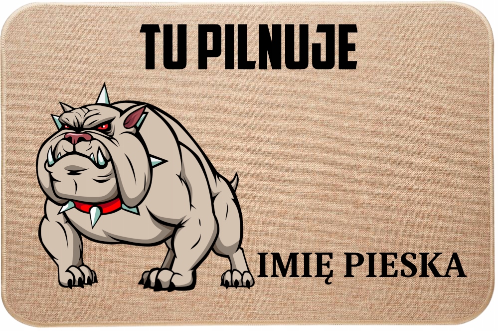 Ľanová Vstupná Stieračka Tu Stráži Meno Pitbull