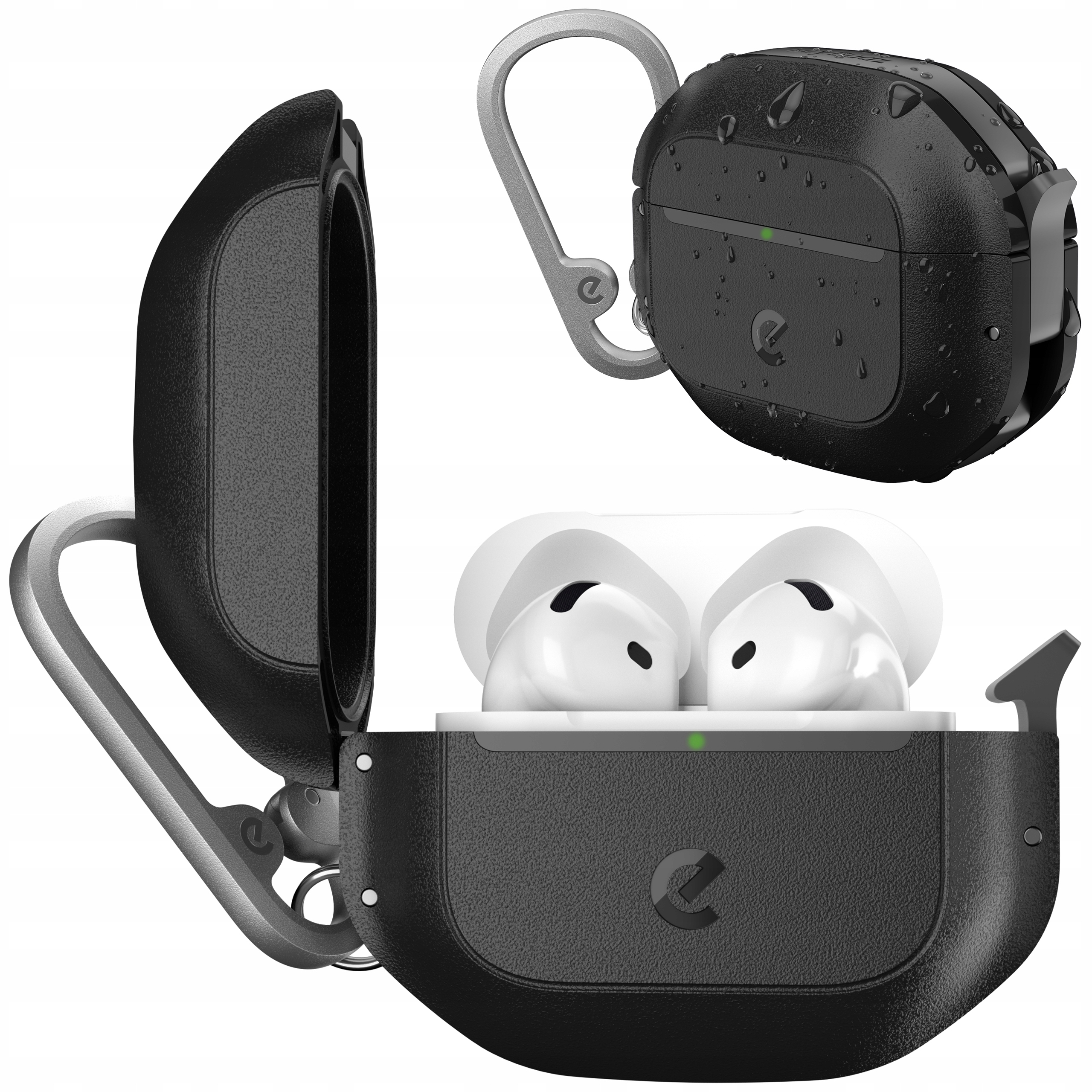 Keybudz ElementProof Case Pouzdro Voděodolné pro AirPods 4 Pouzdro