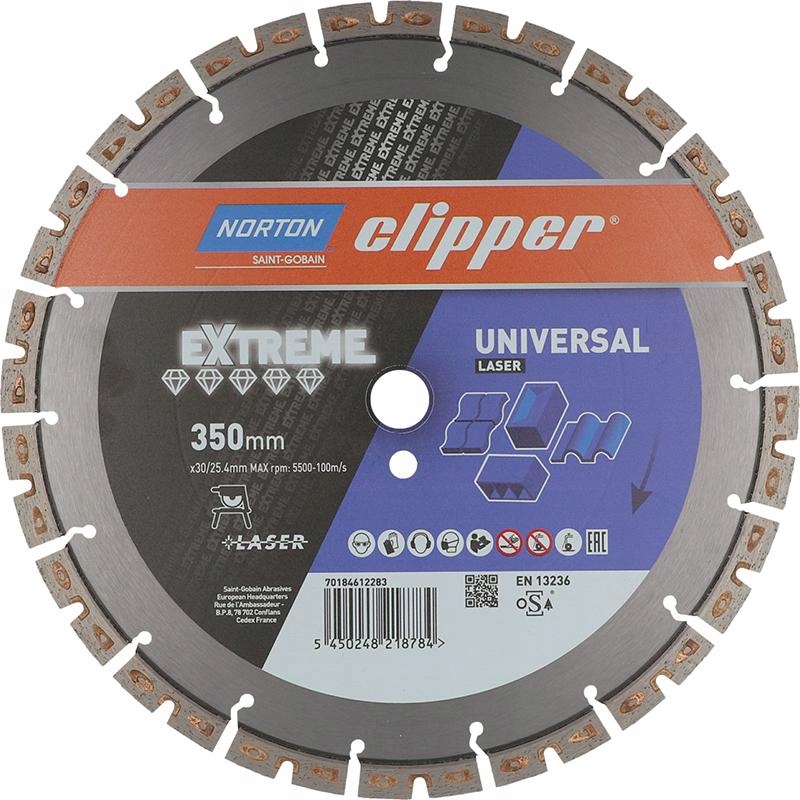 Diamantový kotouč Clipper Extrem Universal Laser 350x30/25 mm