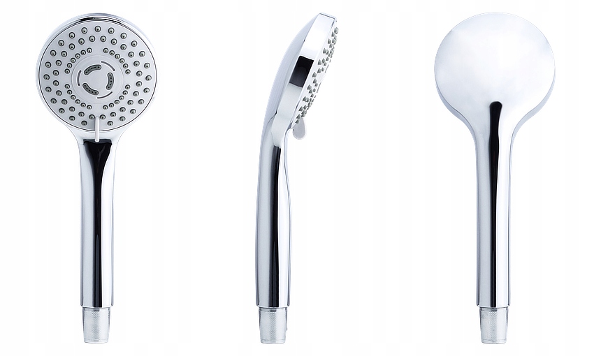 Słuchawka prysznicowa do baterii MOCNY STRUMIEŃ WYSOKOCIŚNIENIOWA SOTBE Kolor chrom