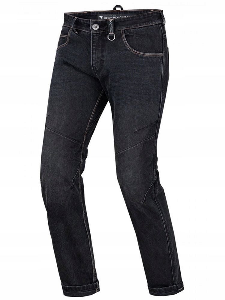 Jeansy motocyklowe Shima Devon czarne 30