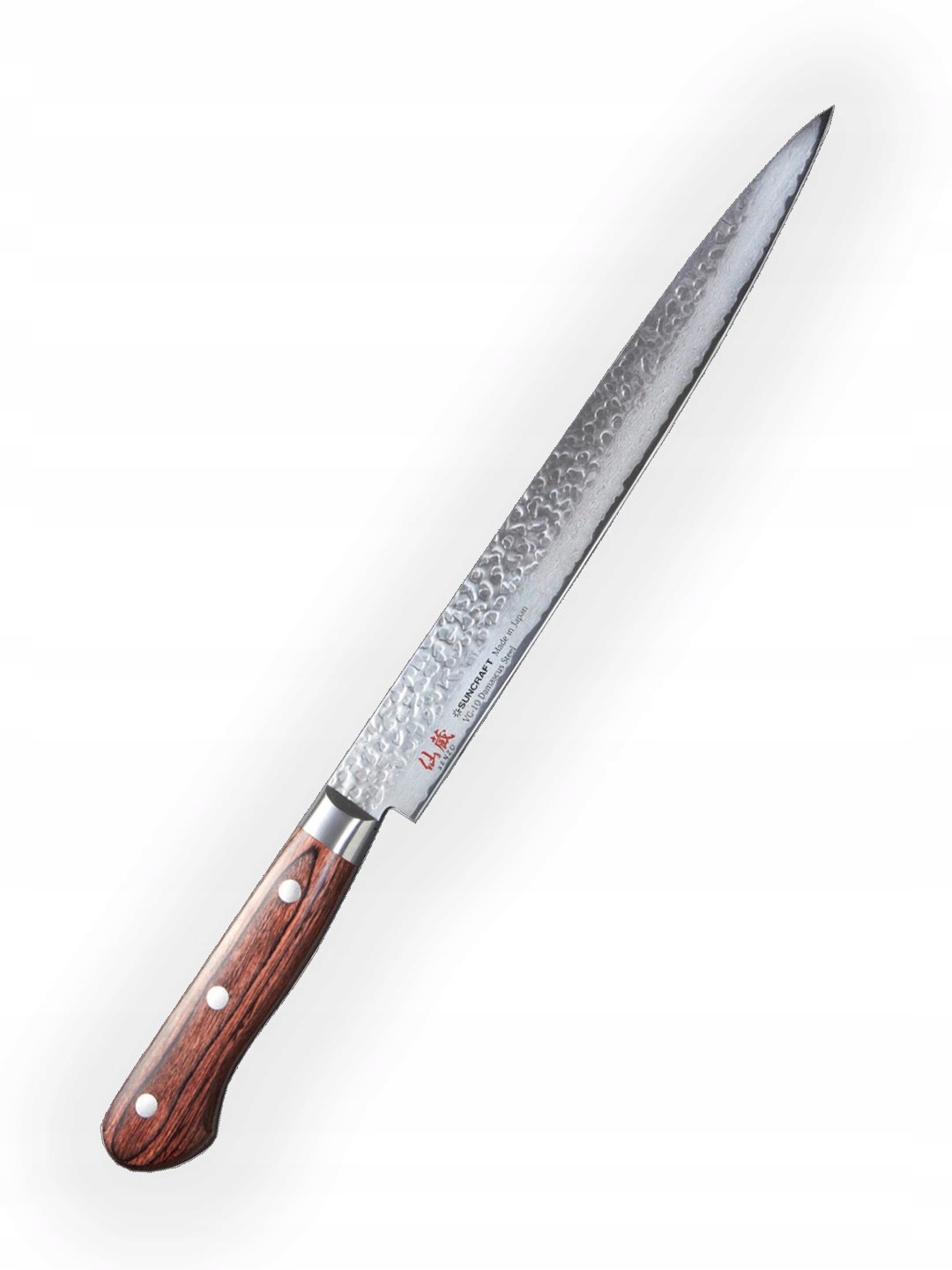 Nôž plátkovací Sashimi/Sujihiki 240 mm Suncraft Senzo Universal Tsuchime Da