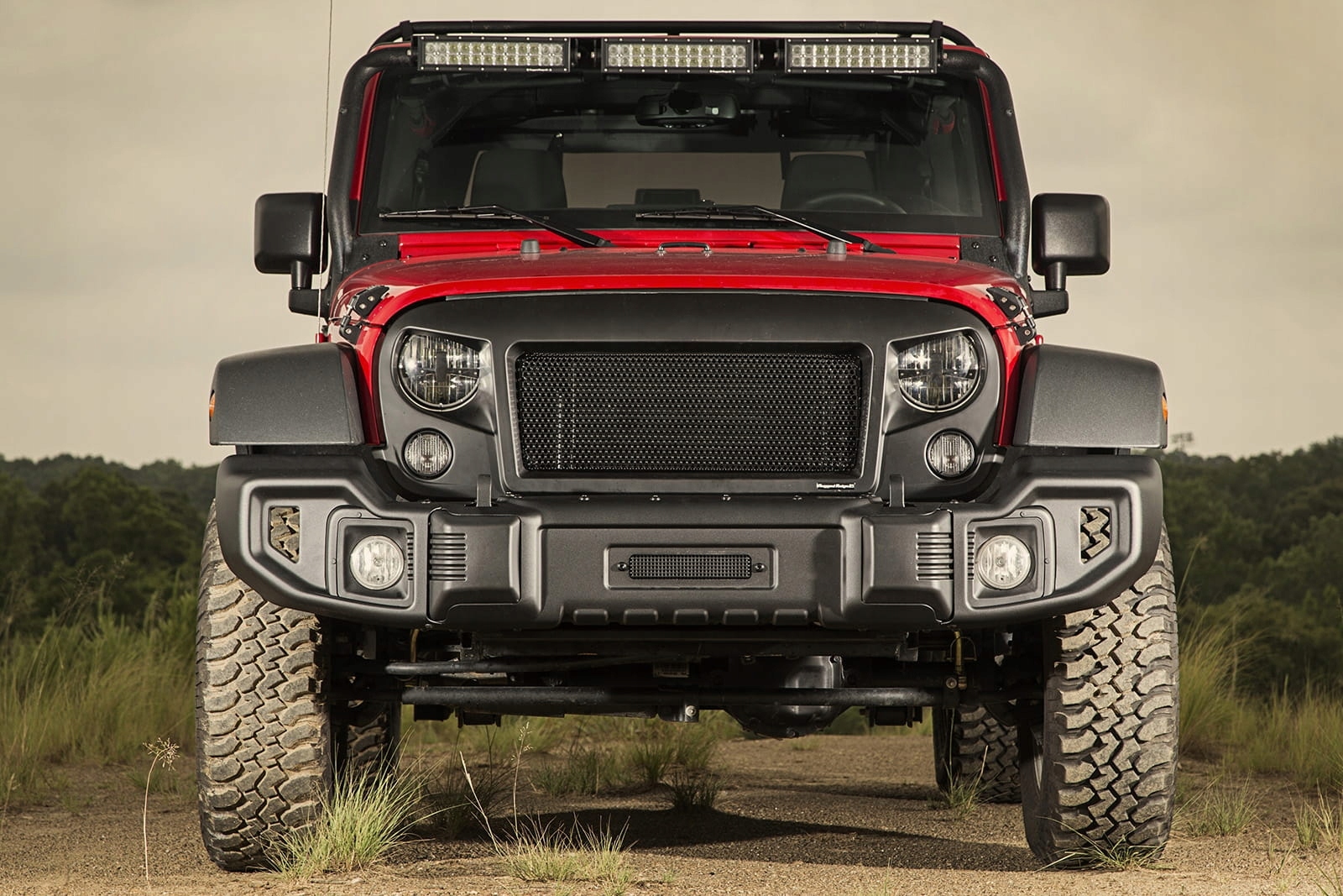 JEEP WRANGLER JK 2007-2018 GRILL HUNTER Producent części Inny