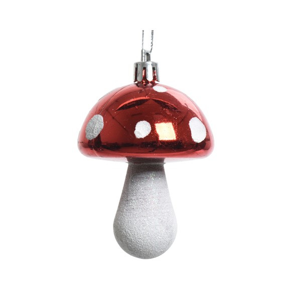 

Bombka choinkowa Grzybek 5 x 7,5 cm, 2 szt.