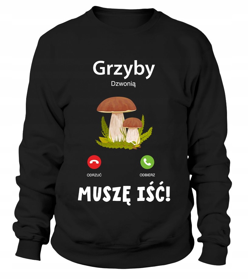 Pánská Mikina Houby Zvoní 2XL Černá Pro něj Chlapa Manžela Chlapa