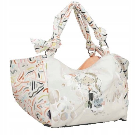 stylowa pojemna torba plażowa na zamek unikatowy design Anekke Muse Olympia