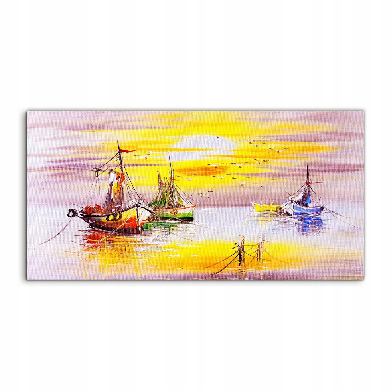 

Obraz akryl 140x70 nowoczesny Statek Wschód Słońca