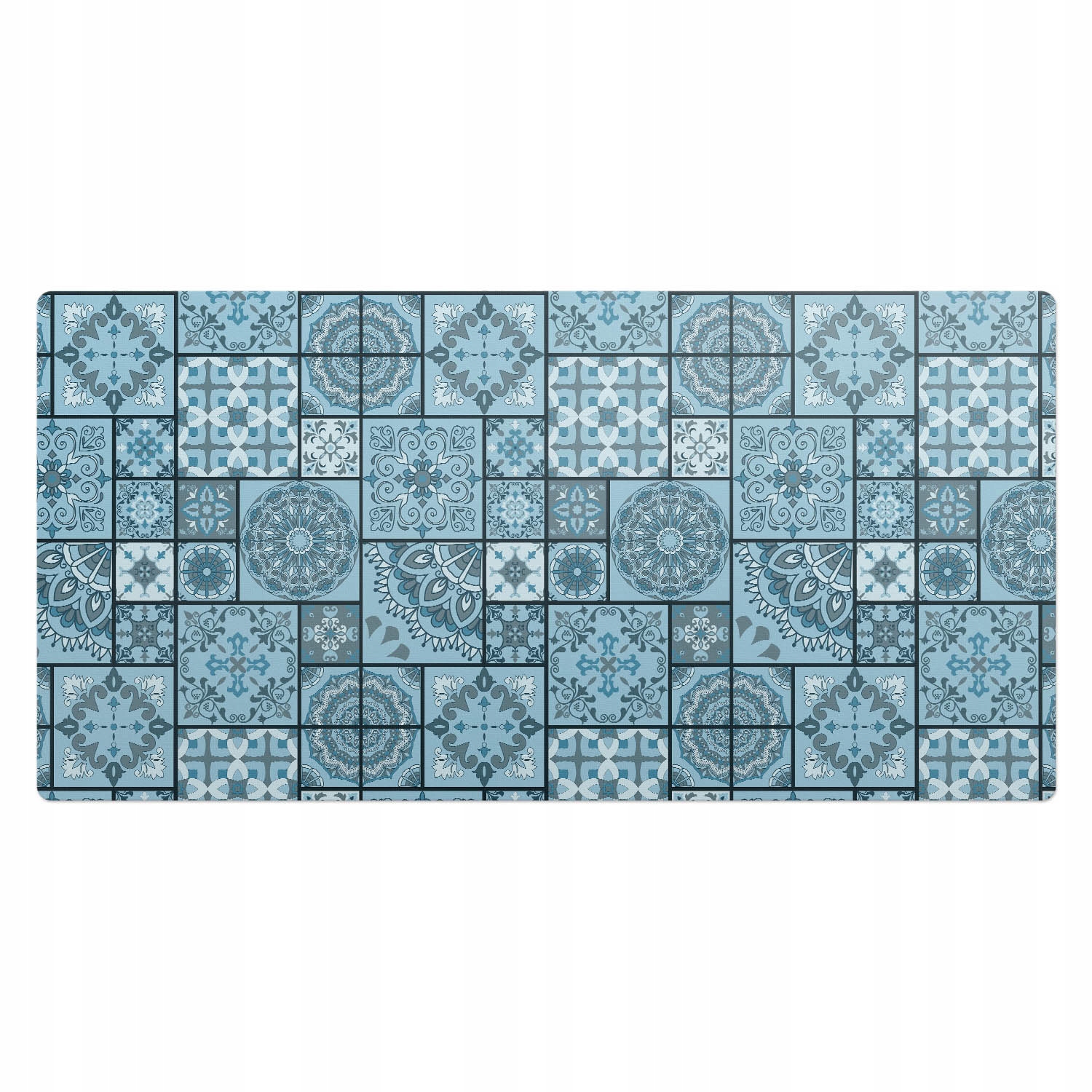 Herní podložka s grafikou na stůl Geometrie v mozaikovém stylu 100 x 50 cm