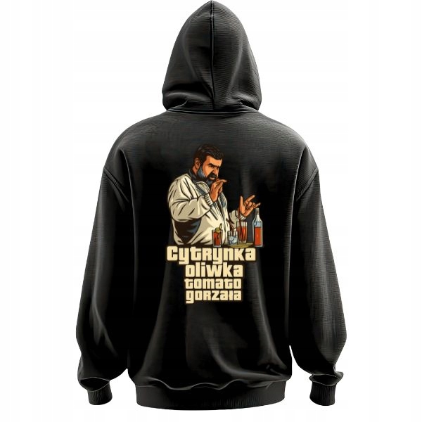 Mikina S Klokaní Kapsou Černá Vtipný Dárek Kiler Síra Citronová Oliva Tomato