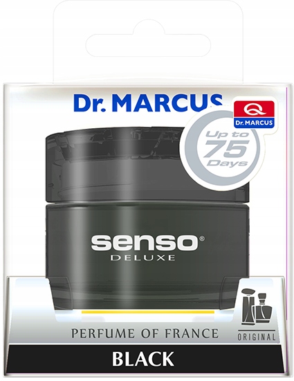 

Dr. Marcus Zapach do auta żel Senso Deluxe Black