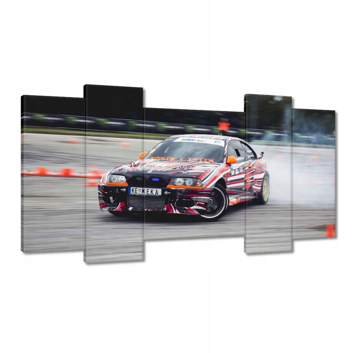 Obrazy 120x65 Bmw Drift Pálení pneumatik