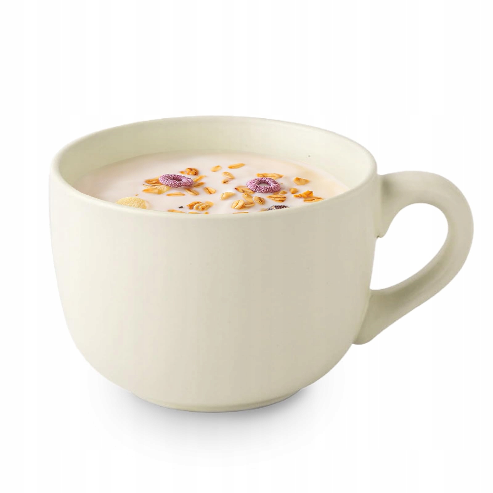 Mcbecdy Velká Teetasse 700 ml Hrnek XXL Keramika Mikrovlnná béžová