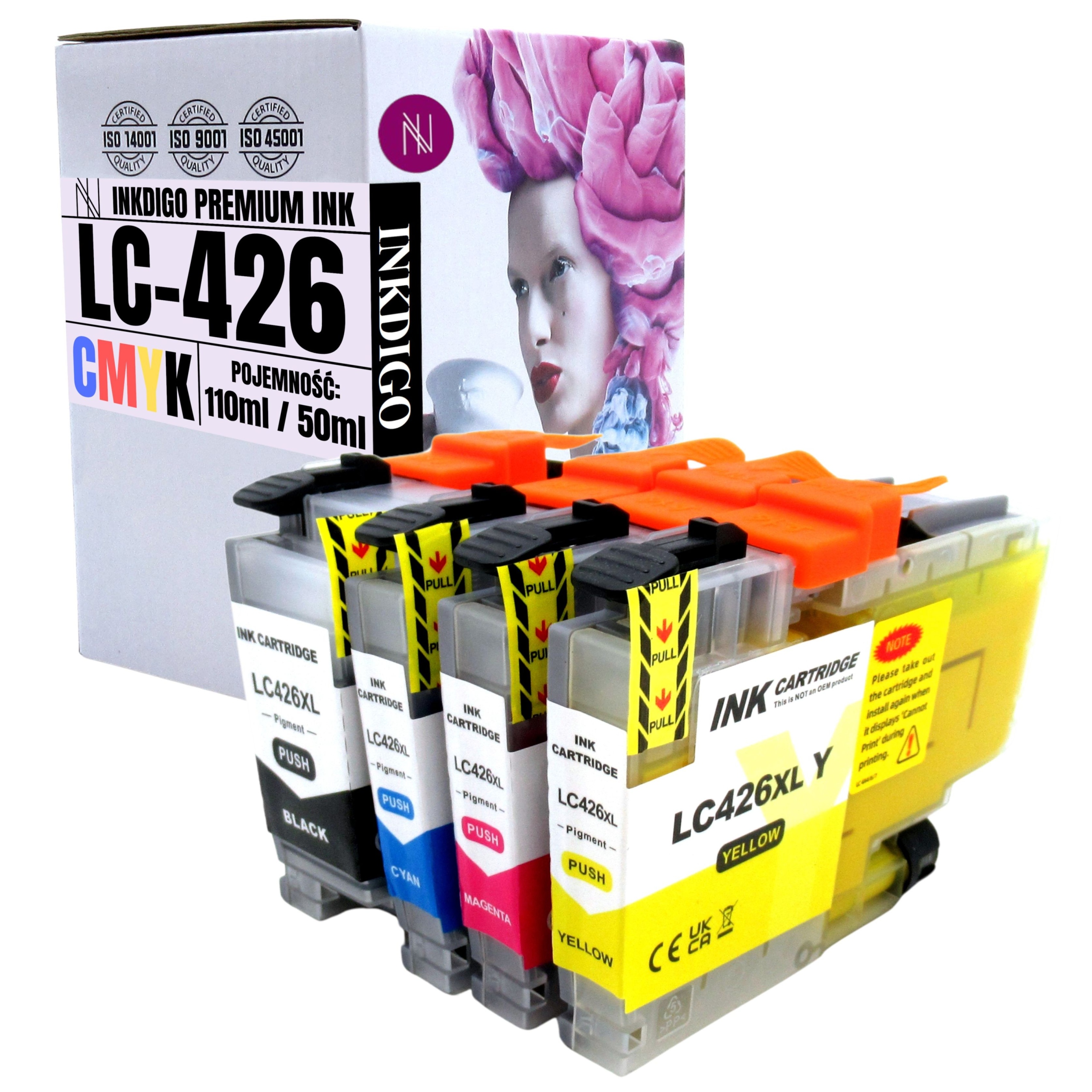 LC-426XL 4 Inkousty Pro Tiskárnu Brother MFC-J4340DW Inkoust