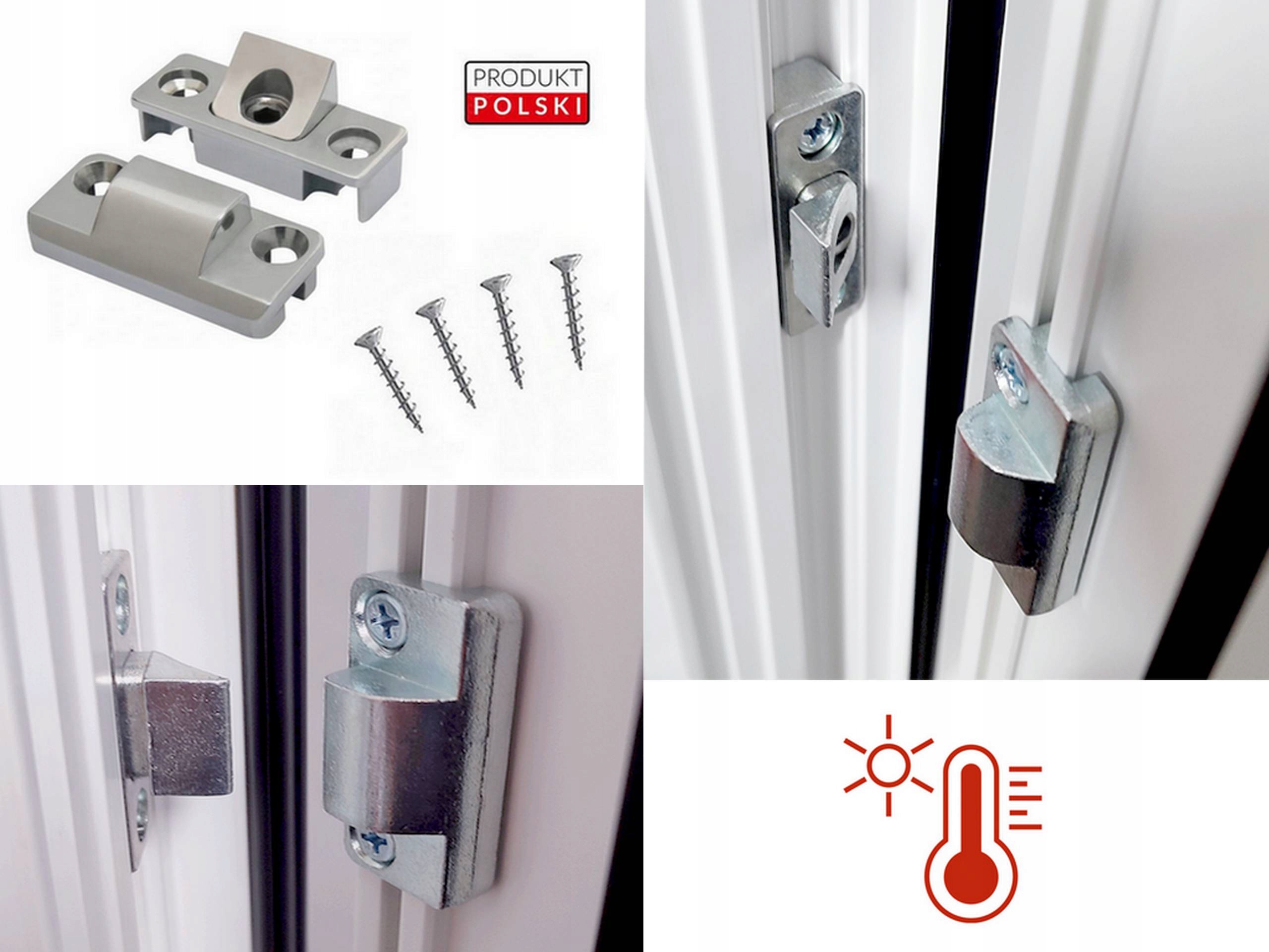 DOCISK WEWNĘTRZNY OKIENNY KRYTY SZCZELNE OKNO NIE WIEJE PLUS WKRĘTY Marka Sad-Plast