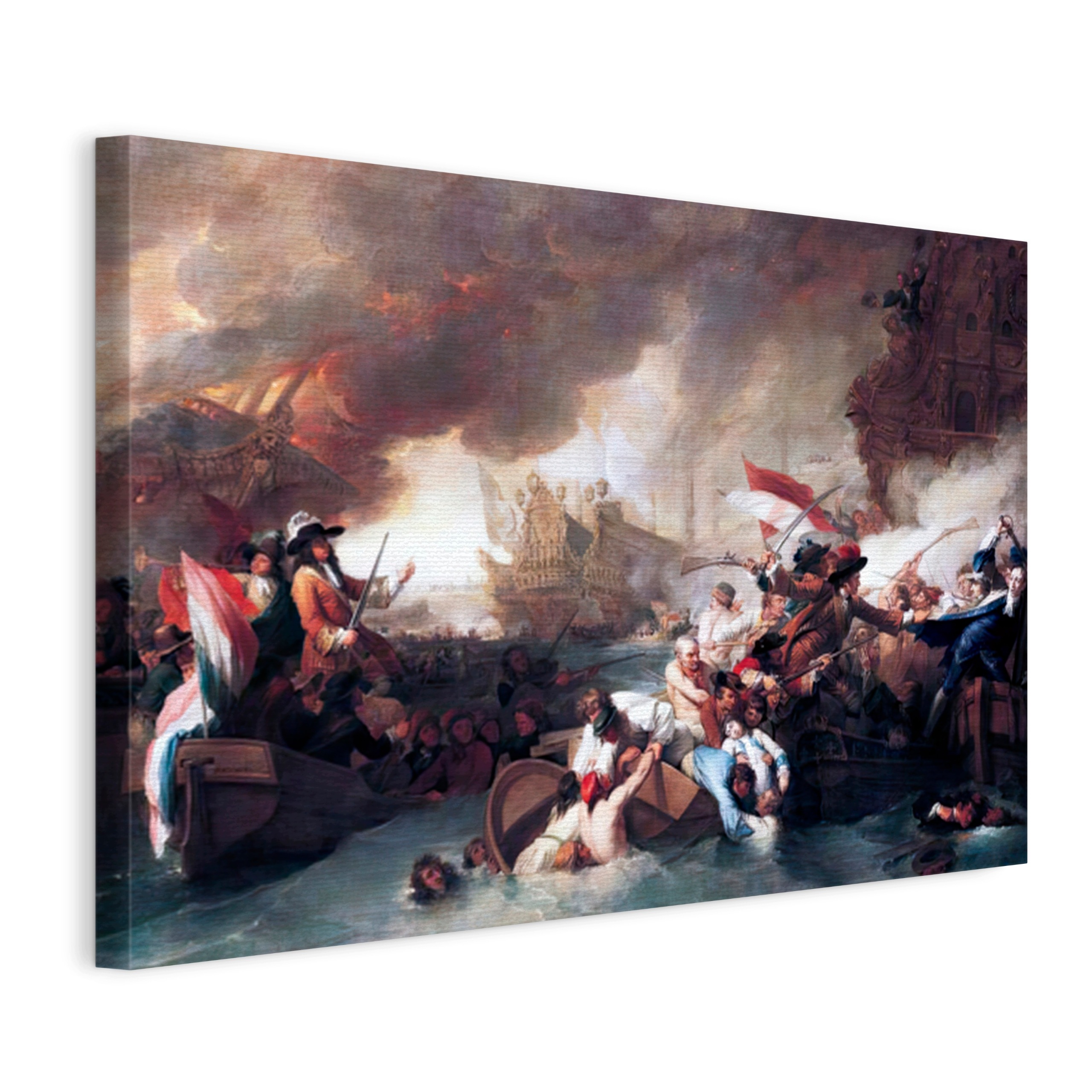 Obraz Na Plátně Benjamin West Bitva U Hogue 90x60