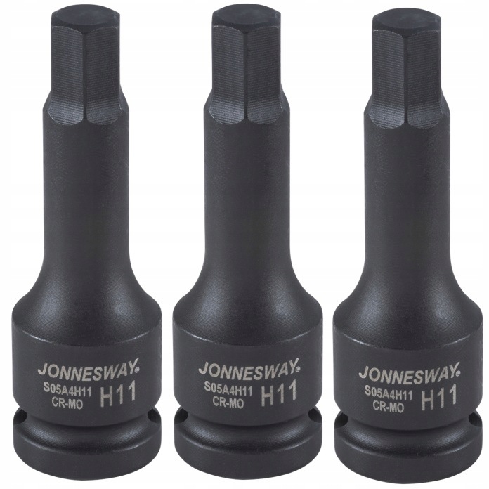 Jonnesway Nasadka udarowa 1/2" z bitem Imbus Ampul 11 mm 3 szt.