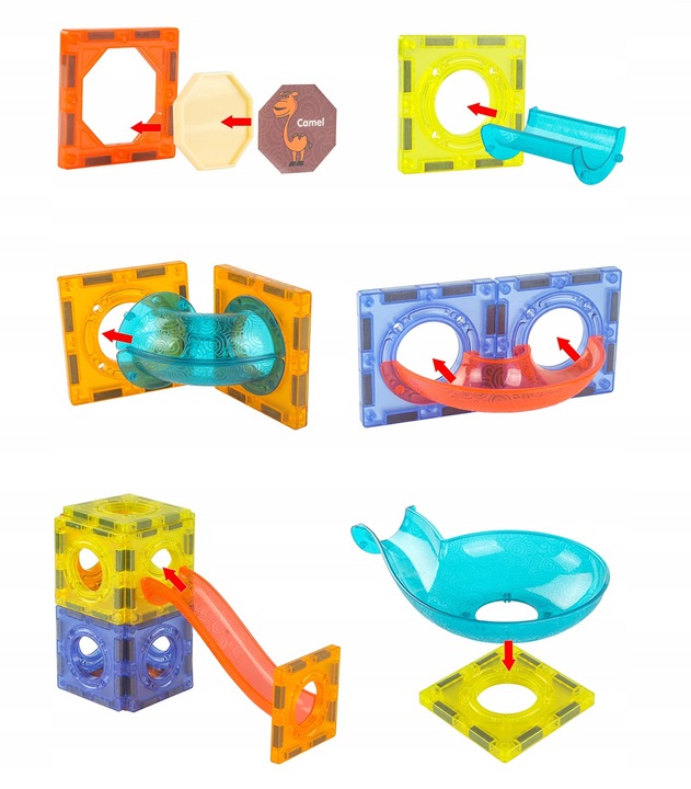 KLOCKI MAGNETYCZNE ŚWIĘCĄCE TOR KULKOWY 202EL XXL Certyfikaty, opinie, atesty CE