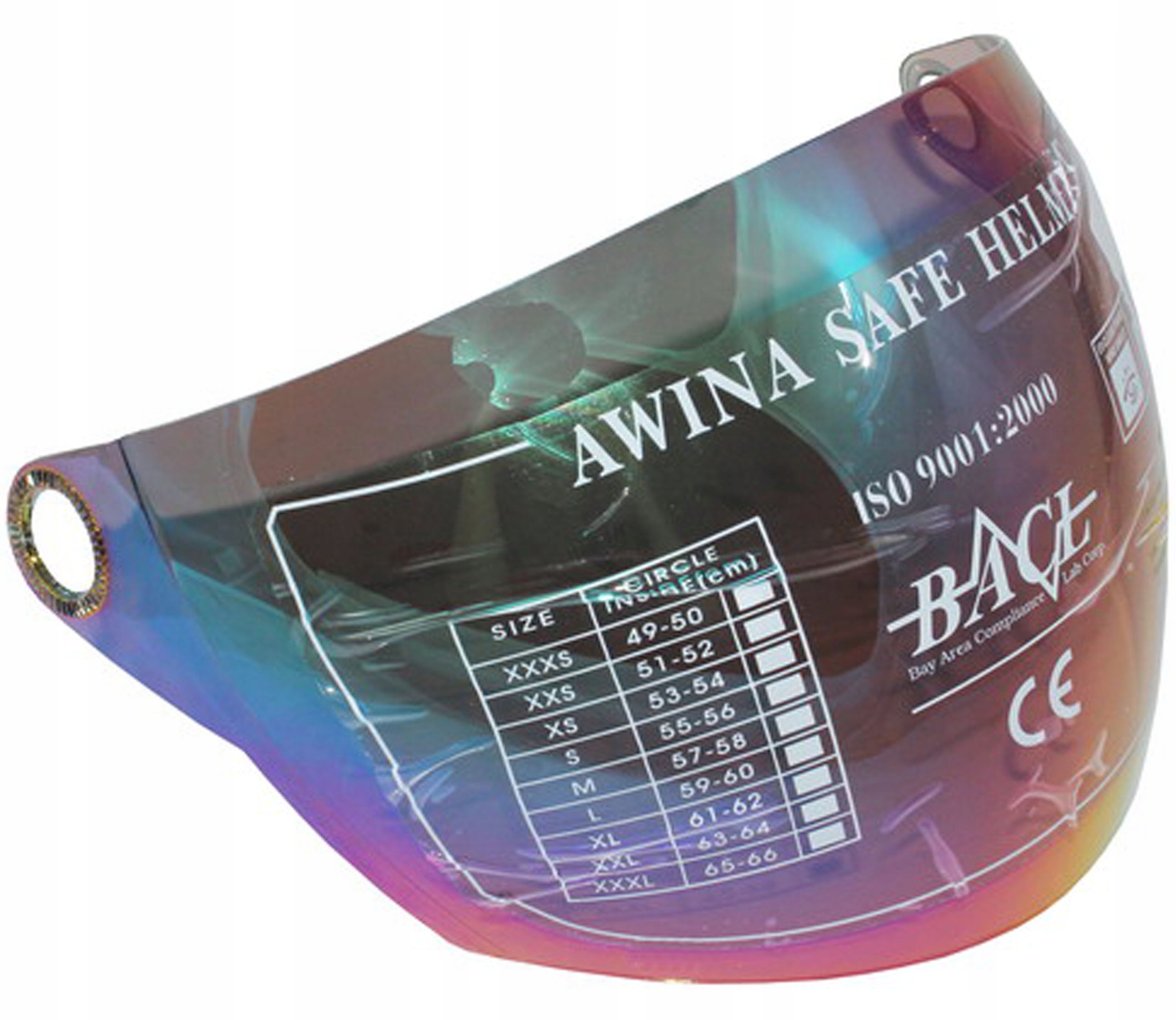 

Awina Szybka Szyba Kask Otwarty Lustrzanka Kolor