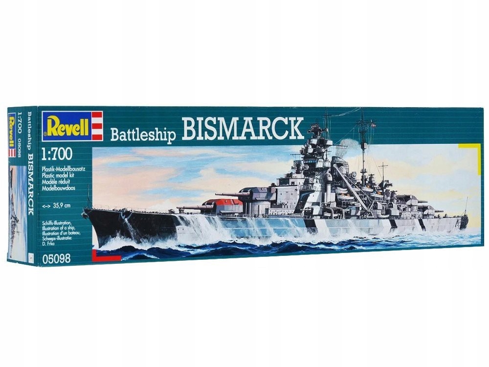 1:700 Loď Battleship Bismarck Revell 05098