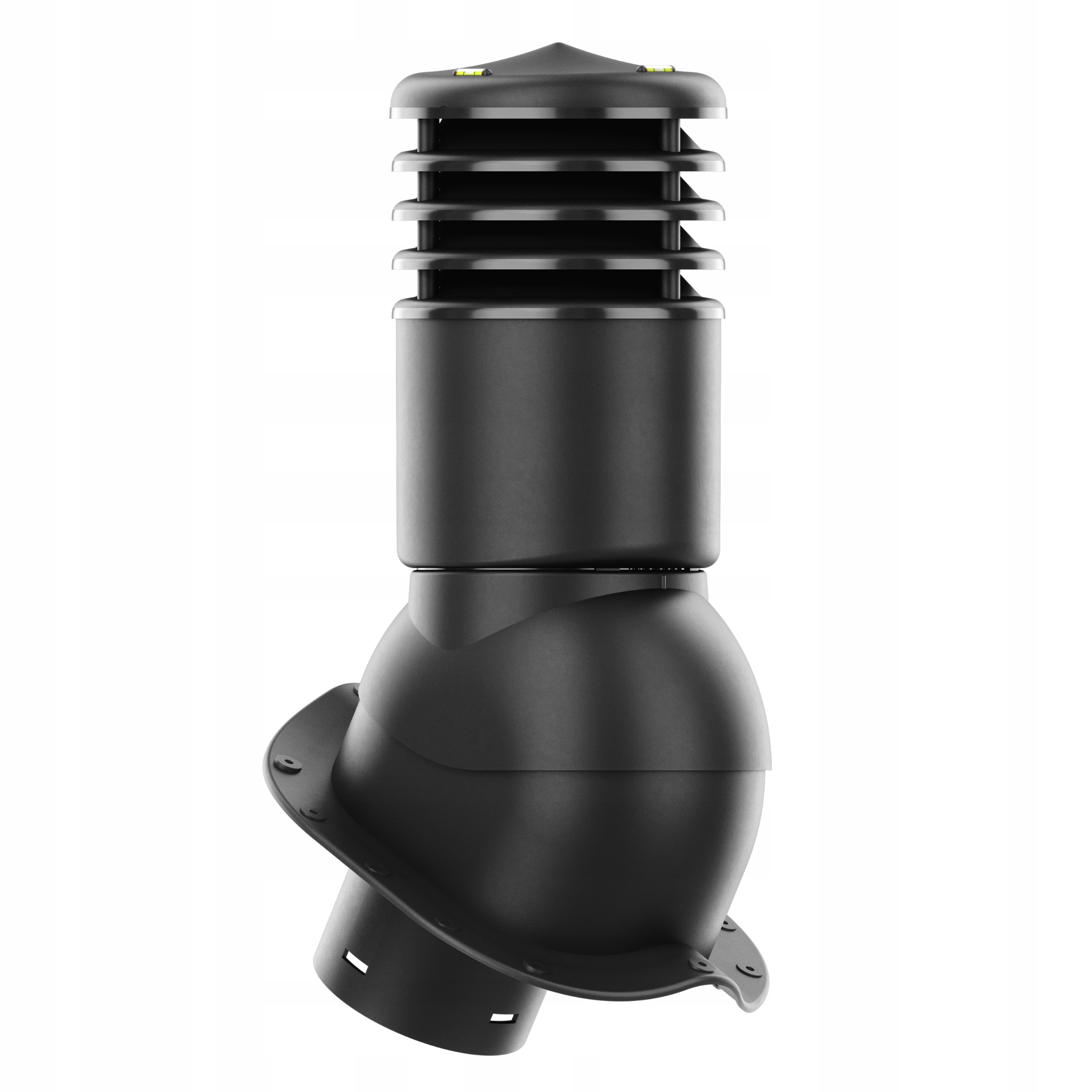 větrací komín Izolovaný Smart fi150 plechová střešní krytina Černá 9005