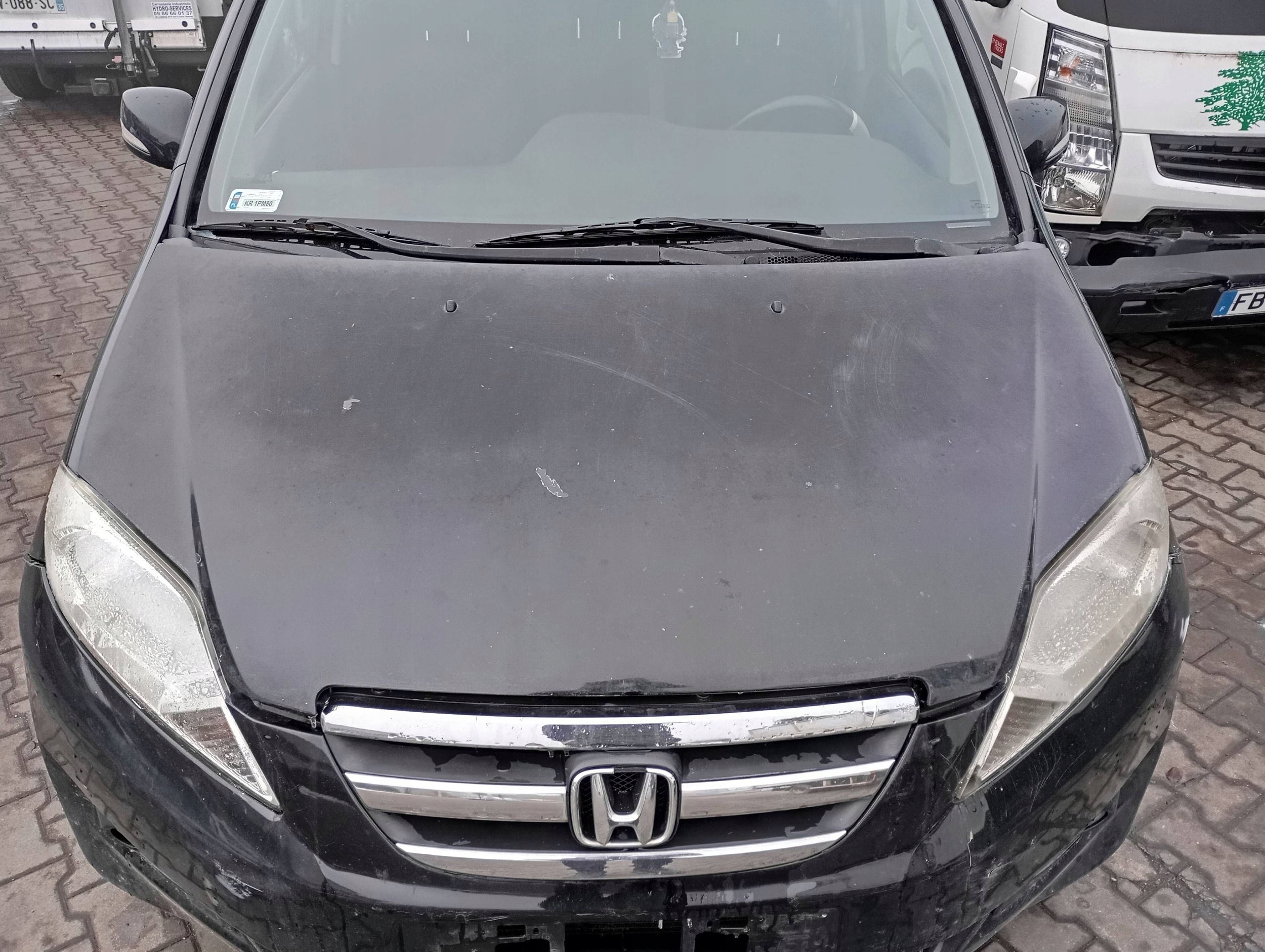 HONDA FR-V FRV BE1 BE 05-09 black bonnet front engine housing cover B92P