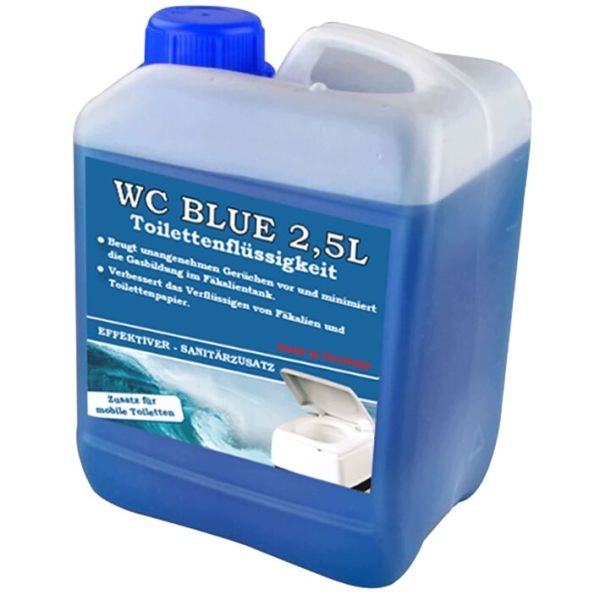 Tekutý přípravek na turistické toalety Gug Wc Blue 2,5 L, sanitární koncentrát