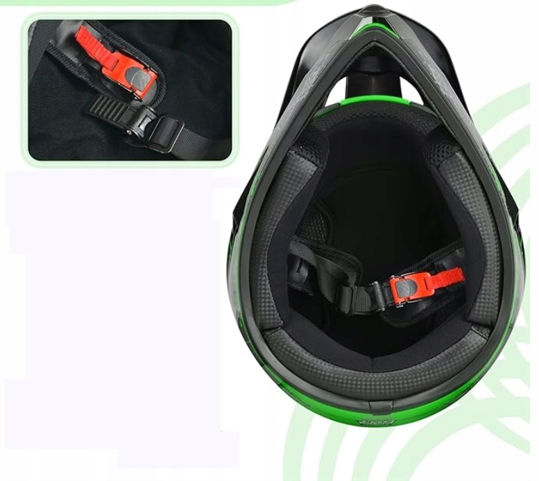 KASK MOTOCYKLOWY NA CROSSA QUADA MOTOR LEKKI RÓŻNE KOLORY L Typ Cross / Enduro